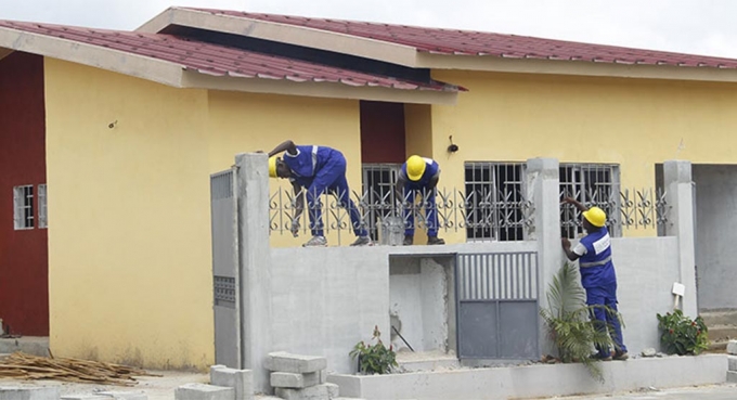 Cité les Arecas à Bingerville : Evolution du chantier